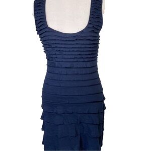 MAX Studio Dress, A Line Blue Textured